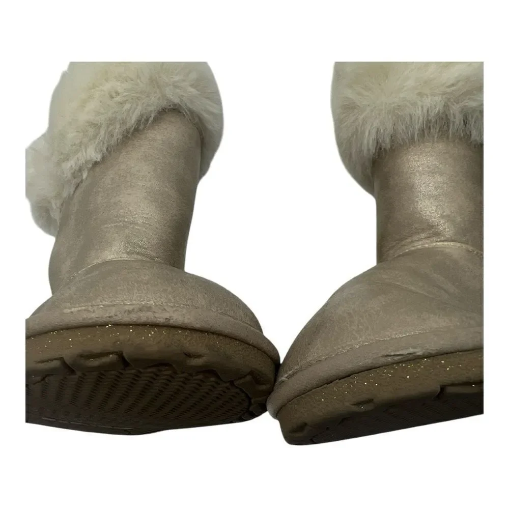 Children’s Place girls faux fur booties size 3